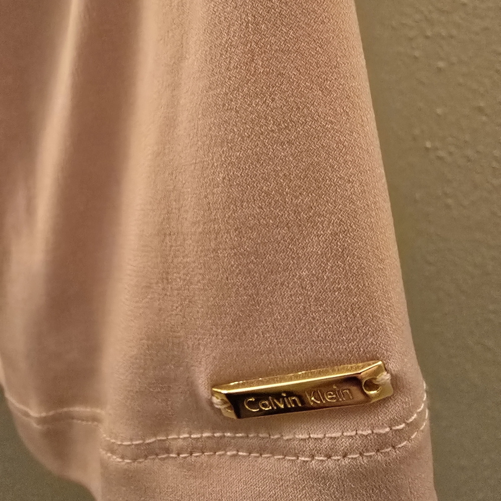 Calvin Klein Women's Blush Pink Sleeveless Top - Picture 4 of 5